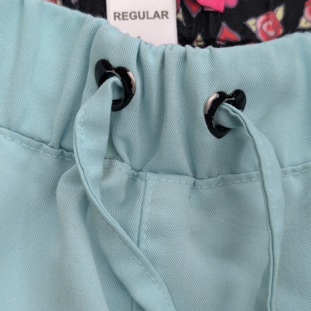 Betsey Johnson Fresh Mint Jogger Scrub Pants - Picture 2 of 5